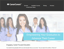Tablet Screenshot of careerconext.com